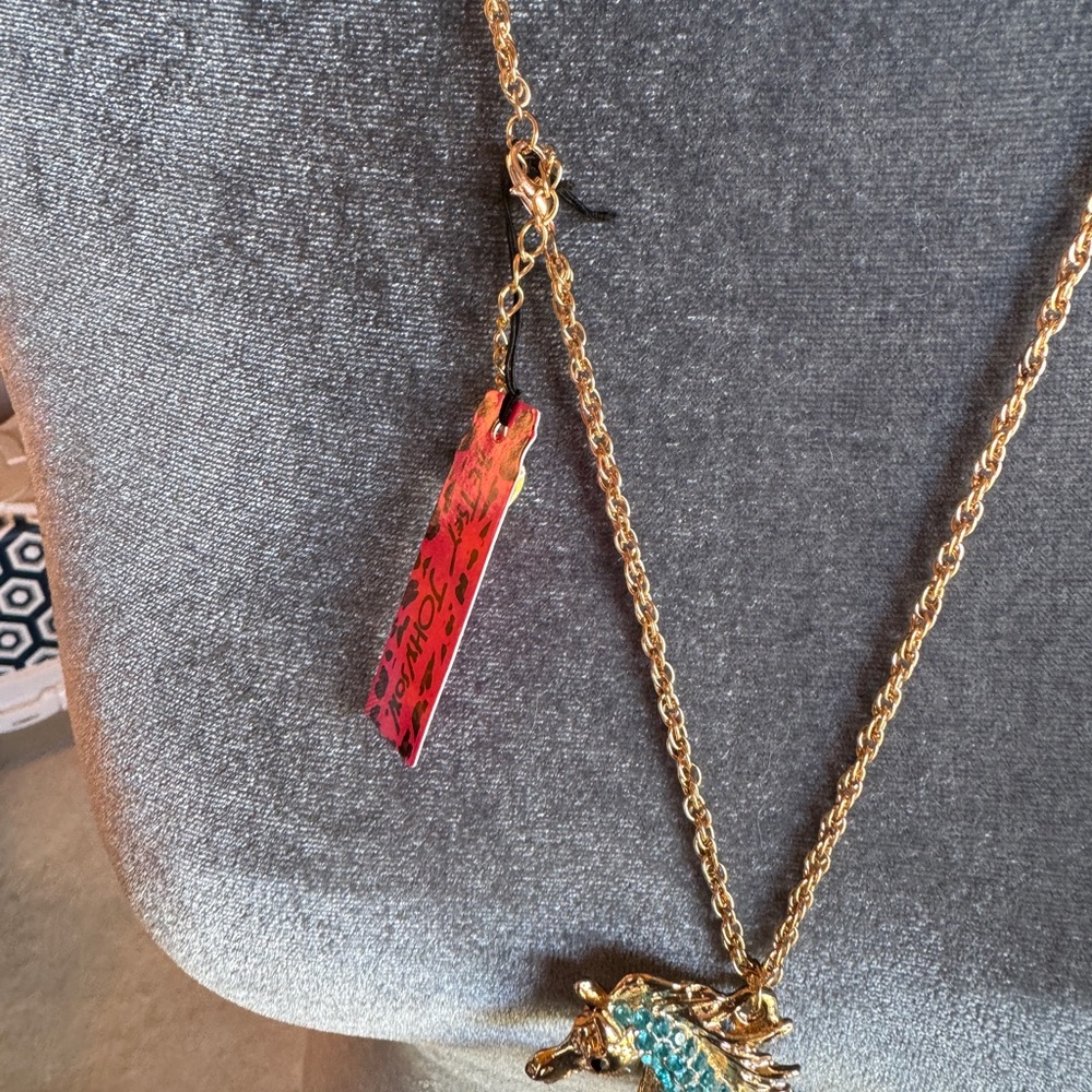 Betsey Johnson Horse Necklace - Picture 4 of 4